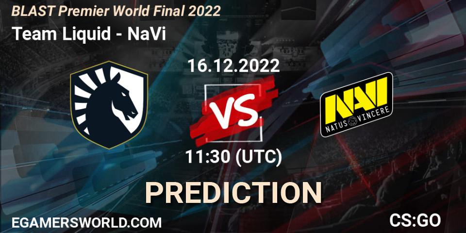 Team Liquid vs NaVi: Betting TIp, Match Prediction. 16.12.22. CS2 (CS:GO), BLAST Premier World Final 2022
