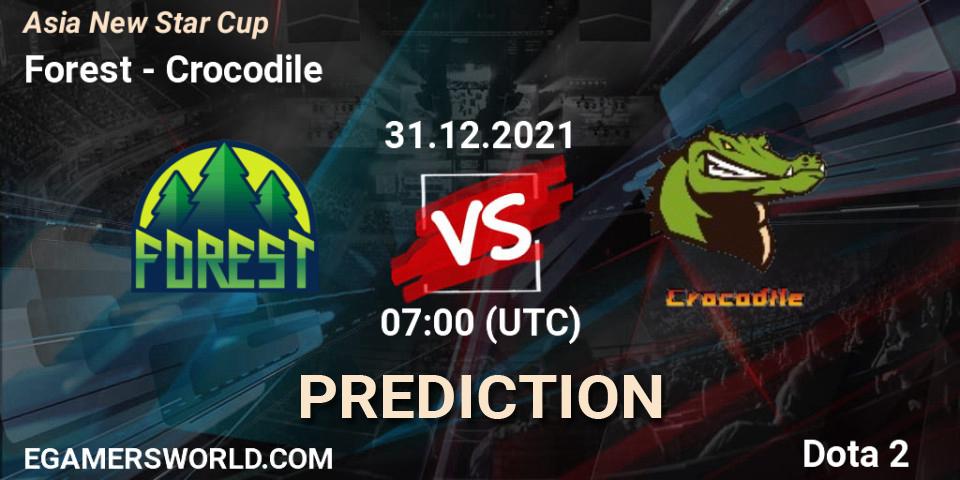 Forest vs Crocodile: Betting TIp, Match Prediction. 31.12.2021 at 07:26. Dota 2, Asia New Star Cup