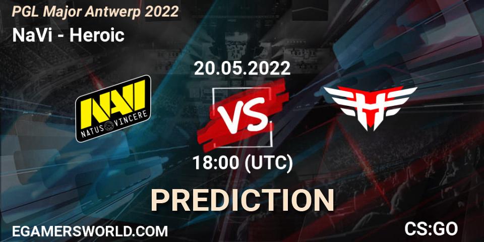NaVi vs Heroic: Betting TIp, Match Prediction. 20.05.22. CS2 (CS:GO), PGL Major Antwerp 2022