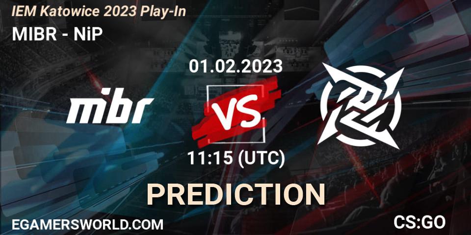 MIBR vs NiP: Betting TIp, Match Prediction. 01.02.23. CS2 (CS:GO), IEM Katowice 2023 Play-In