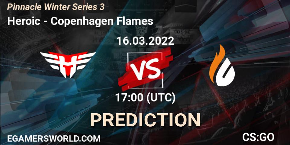 Heroic vs Copenhagen Flames: Betting TIp, Match Prediction. 16.03.22. CS2 (CS:GO), Pinnacle Winter Series 3