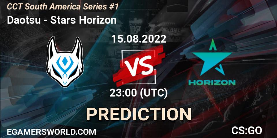 Daotsu vs Stars Horizon: Betting TIp, Match Prediction. 15.08.2022 at 23:00. Counter-Strike (CS2), CCT South America Series #1