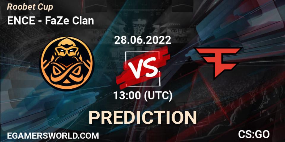 ENCE vs FaZe Clan: Betting TIp, Match Prediction. 28.06.2022 at 13:30. Counter-Strike (CS2), Roobet Cup