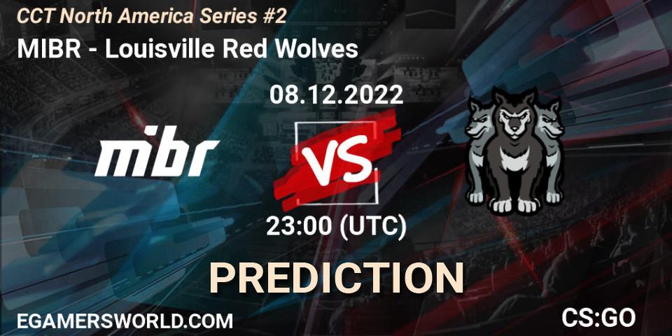 MIBR vs Louisville Red Wolves: Betting TIp, Match Prediction. 09.12.22. CS2 (CS:GO), CCT North America Series #2