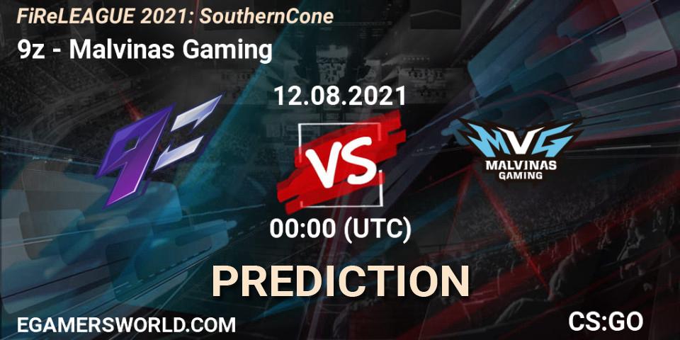 9z vs Malvinas Gaming: Betting TIp, Match Prediction. 12.08.21. CS2 (CS:GO), FiReLEAGUE 2021: Southern Cone