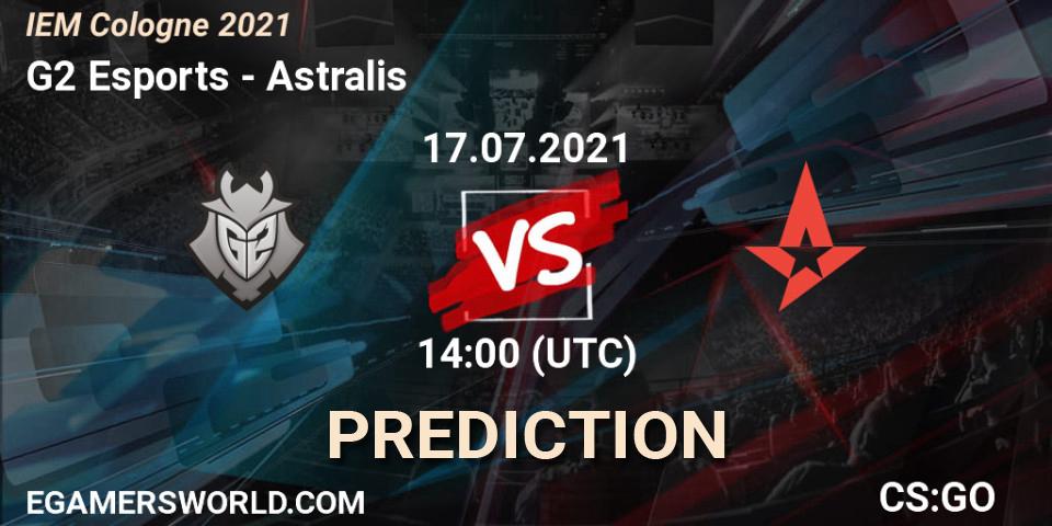 G2 Esports vs Astralis: Betting TIp, Match Prediction. 17.07.21. CS2 (CS:GO), IEM Cologne 2021