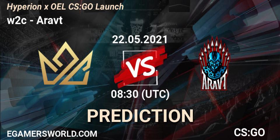 w2c vs Aravt: Betting TIp, Match Prediction. 22.05.2021 at 08:30. Counter-Strike (CS2), Hyperion x OEL CS:GO Launch