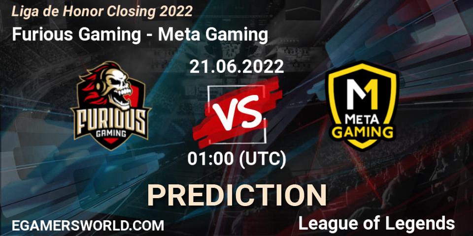 Furious Gaming vs Meta Gaming: Betting TIp, Match Prediction. 21.06.22. LoL, Liga de Honor Closing 2022