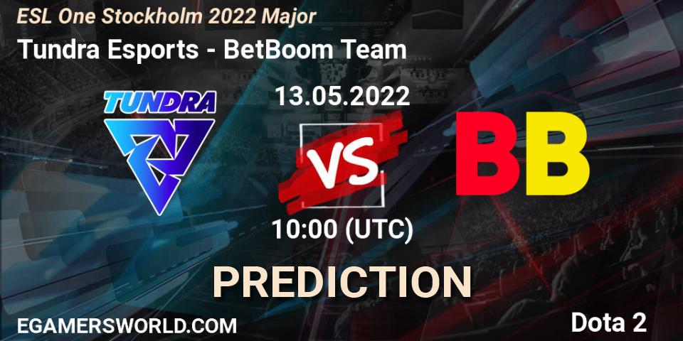 Tundra Esports vs BetBoom Team: Betting TIp, Match Prediction. 13.05.2022 at 10:11. Dota 2, ESL One Stockholm 2022 Major
