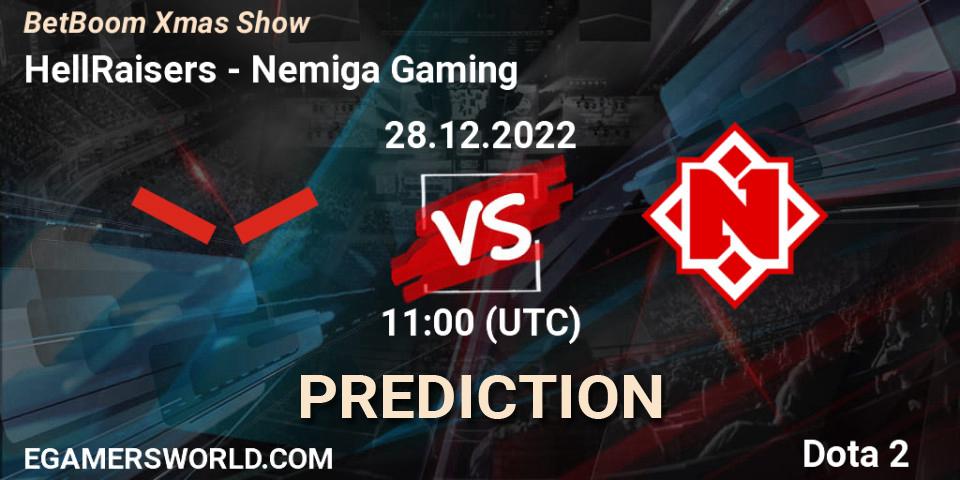 HellRaisers vs Nemiga Gaming: Betting TIp, Match Prediction. 28.12.22. Dota 2, BetBoom Xmas Show