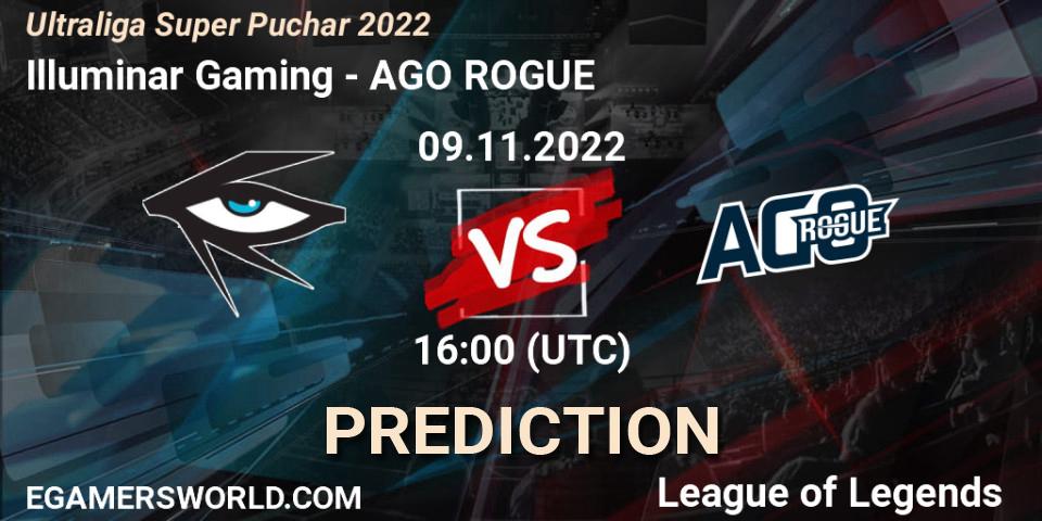 Illuminar Gaming vs AGO ROGUE: Betting TIp, Match Prediction. 09.11.2022 at 16:00. LoL, Ultraliga Super Puchar 2022