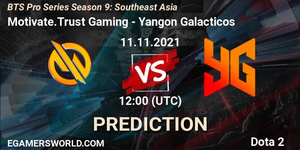 Motivate.Trust Gaming vs Yangon Galacticos: Betting TIp, Match Prediction. 11.11.2021 at 11:12. Dota 2, BTS Pro Series Season 9: Southeast Asia