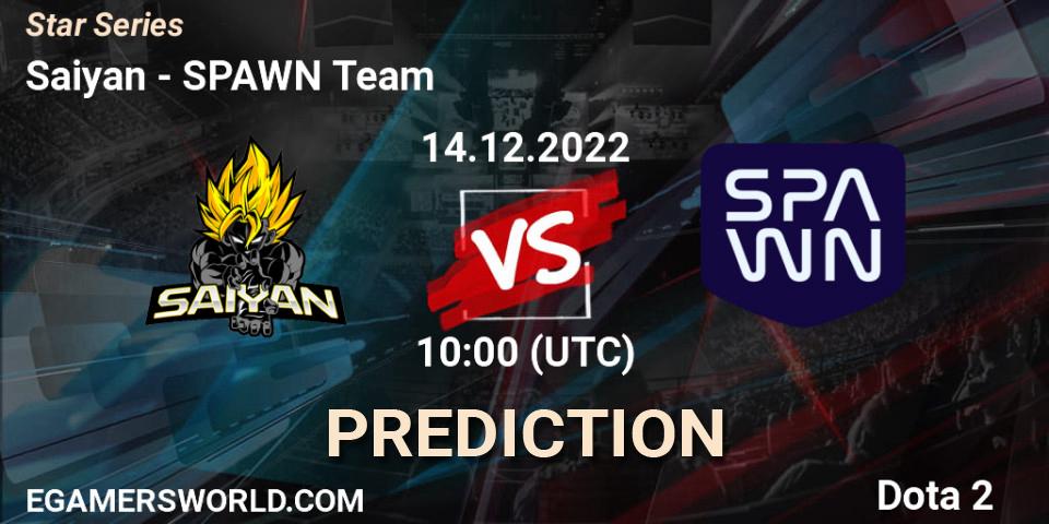 Saiyan vs SPAWN Team: Betting TIp, Match Prediction. 14.12.22. Dota 2, Star Series