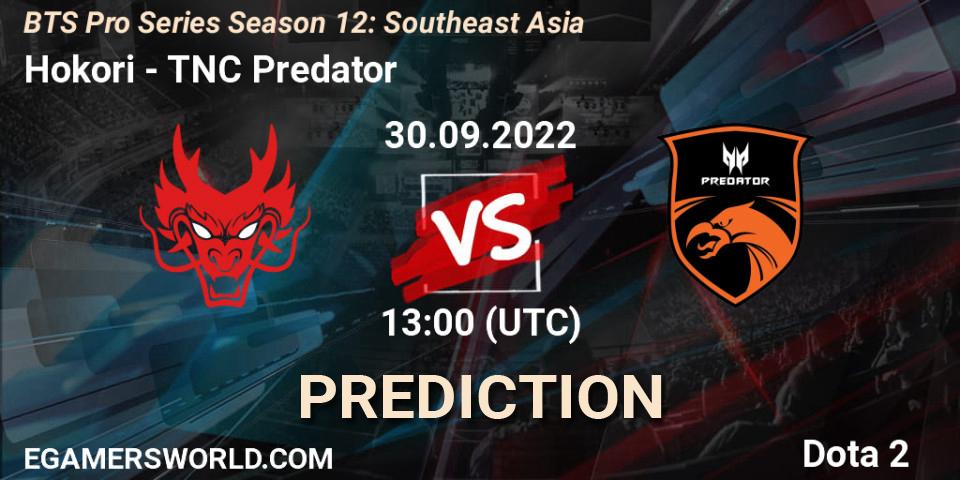 Hokori vs TNC Predator: Betting TIp, Match Prediction. 30.09.22. Dota 2, BTS Pro Series Season 12: Southeast Asia