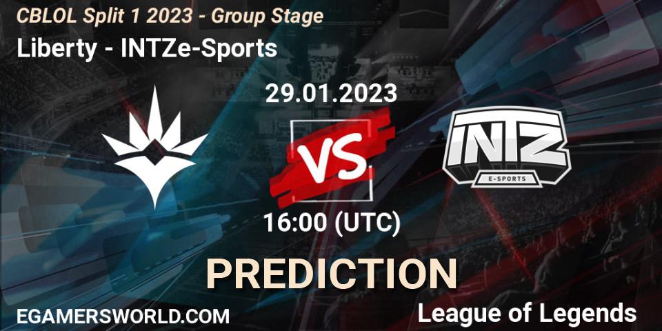 Liberty vs INTZ e-Sports: Betting TIp, Match Prediction. 29.01.23. LoL, CBLOL Split 1 2023 - Group Stage