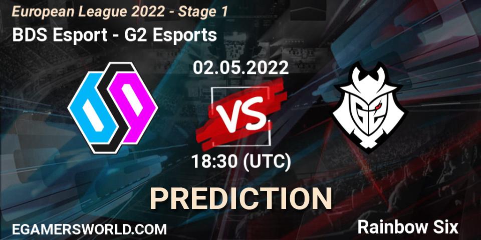 BDS Esport vs G2 Esports: Betting TIp, Match Prediction. 02.05.22. Rainbow Six, European League 2022 - Stage 1