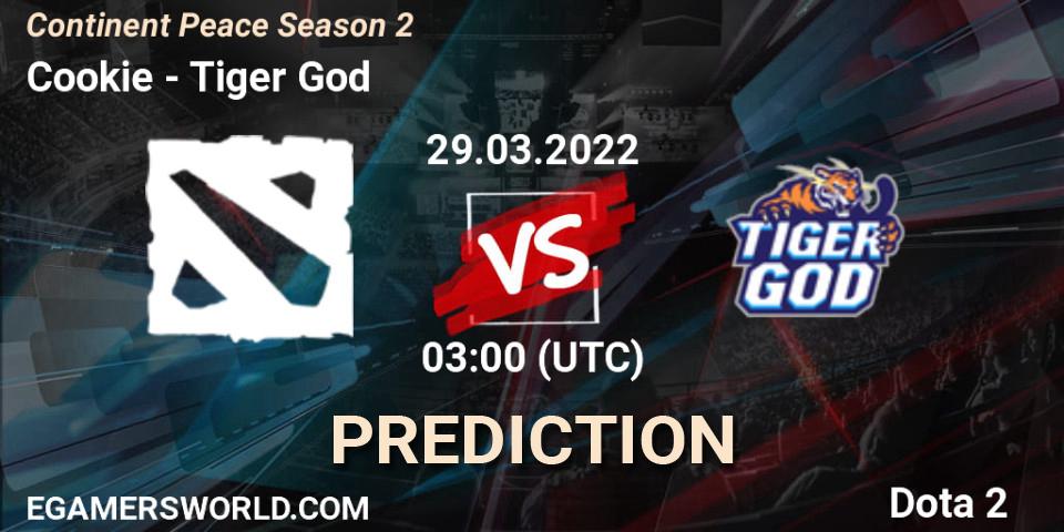 Cookie vs Tiger God: Betting TIp, Match Prediction. 29.03.2022 at 03:20. Dota 2, Continent Peace Season 2 