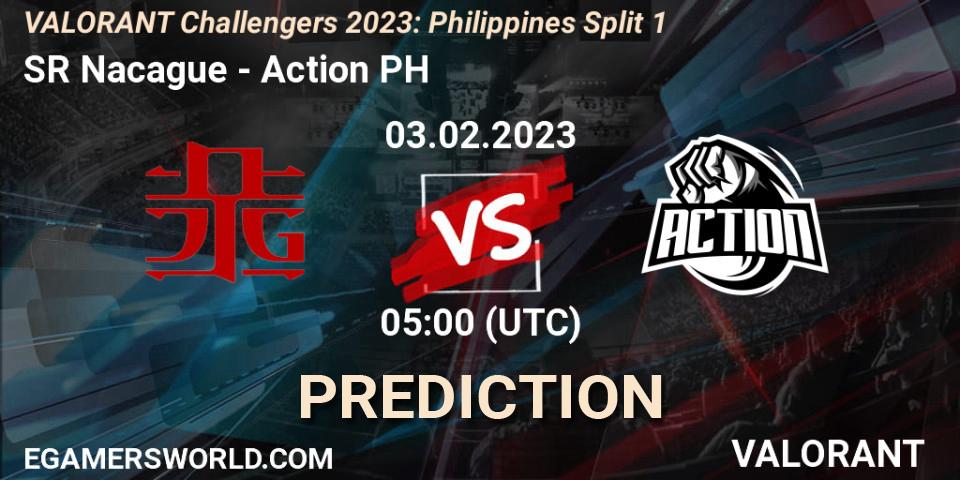 SR Nacague vs Action PH: Betting TIp, Match Prediction. 03.02.23. VALORANT, VALORANT Challengers 2023: Philippines Split 1