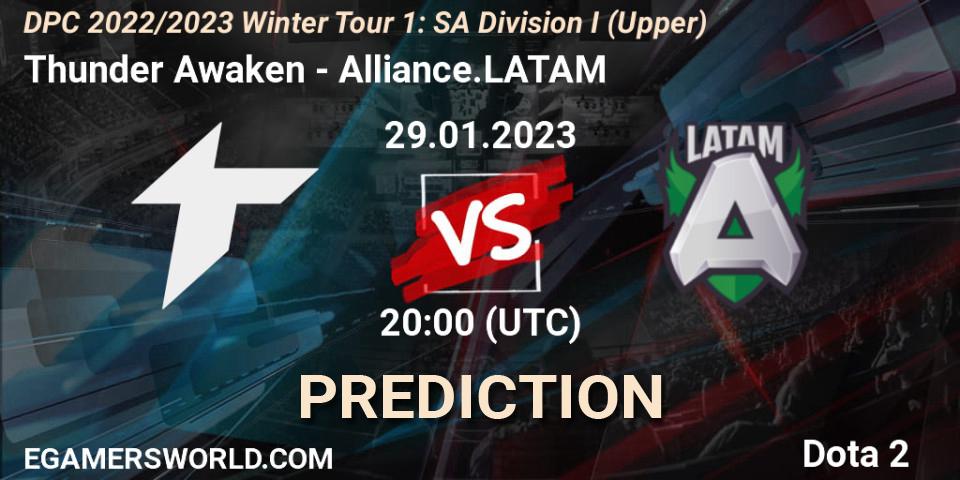 Thunder Awaken vs Alliance.LATAM: Betting TIp, Match Prediction. 29.01.23. Dota 2, DPC 2022/2023 Winter Tour 1: SA Division I (Upper) 