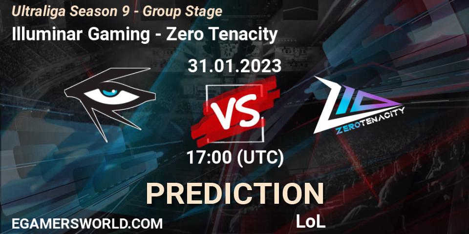 Illuminar Gaming vs Zero Tenacity: Betting TIp, Match Prediction. 31.01.23. LoL, Ultraliga Season 9 - Group Stage