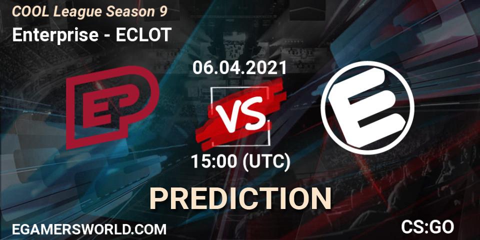 Enterprise vs ECLOT: Betting TIp, Match Prediction. 06.04.21. CS2 (CS:GO), COOL League Season 9