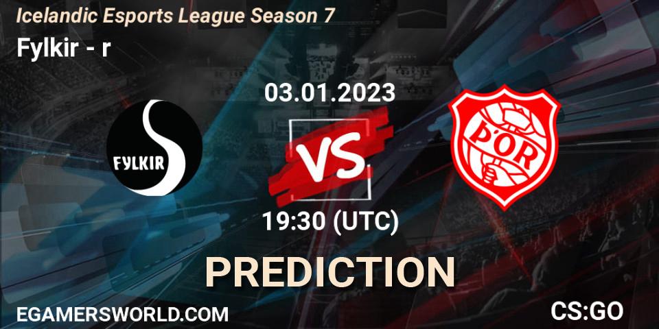 Fylkir vs Þór: Betting TIp, Match Prediction. 03.01.2023 at 19:30. Counter-Strike (CS2), Icelandic Esports League Season 7