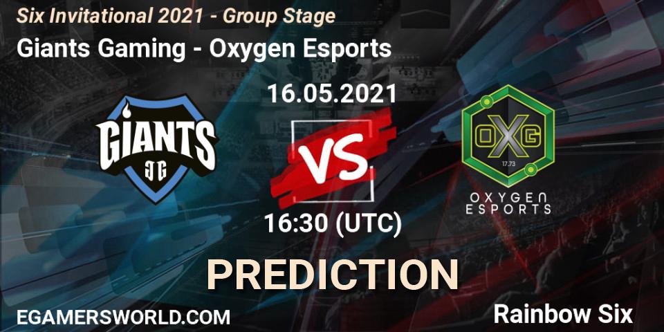 Giants Gaming vs Oxygen Esports: Betting TIp, Match Prediction. 16.05.21. Rainbow Six, Six Invitational 2021 - Group Stage