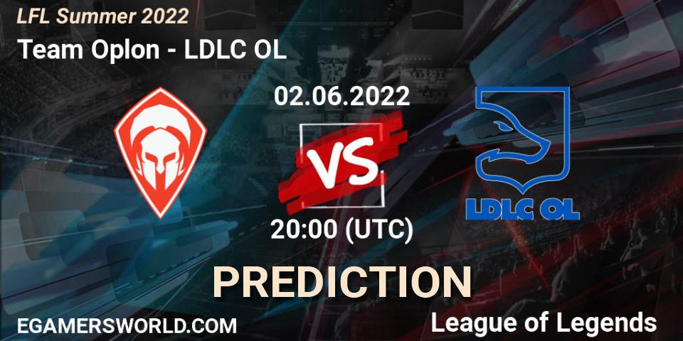 Team Oplon vs LDLC OL: Betting TIp, Match Prediction. 02.06.2022 at 20:00. LoL, LFL Summer 2022