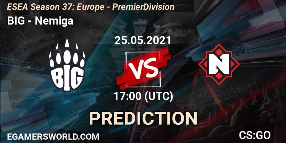 BIG vs Nemiga: Betting TIp, Match Prediction. 07.06.21. CS2 (CS:GO), ESEA Season 37: Europe - Premier Division