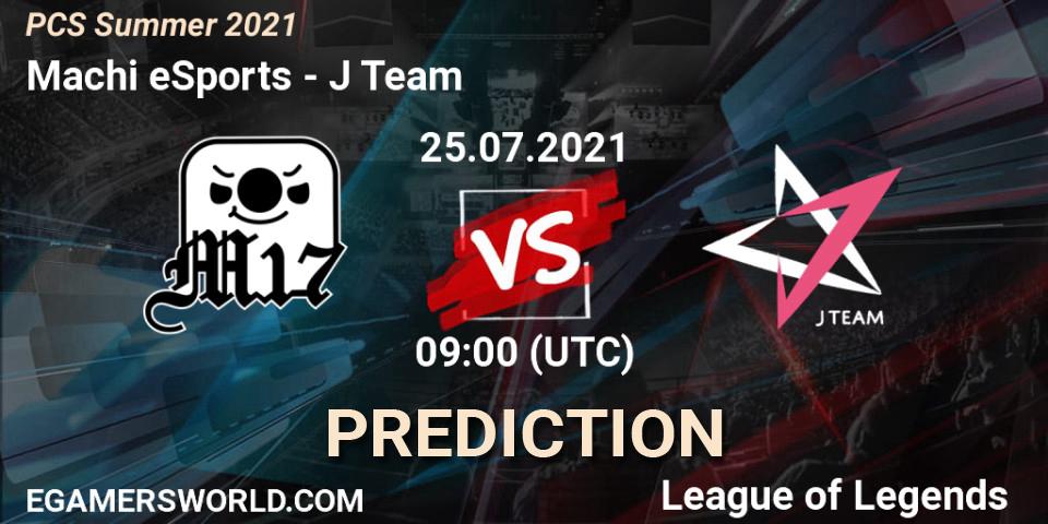 Machi eSports vs J Team: Betting TIp, Match Prediction. 25.07.21. LoL, PCS Summer 2021