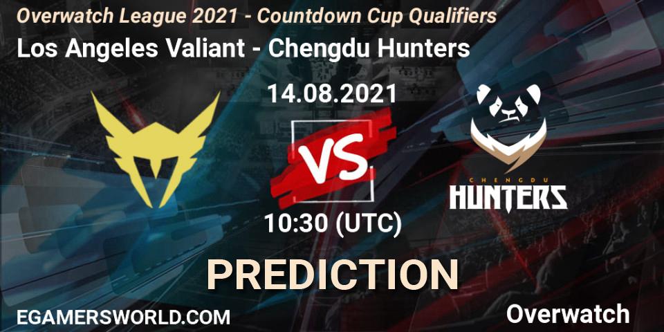 Los Angeles Valiant vs Chengdu Hunters: Betting TIp, Match Prediction. 14.08.21. Overwatch, Overwatch League 2021 - Countdown Cup Qualifiers