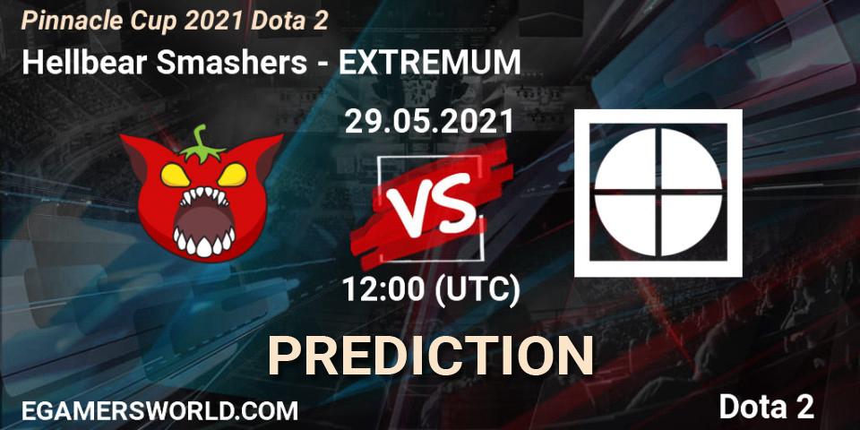 Hellbear Smashers vs EXTREMUM: Betting TIp, Match Prediction. 29.05.21. Dota 2, Pinnacle Cup 2021 Dota 2