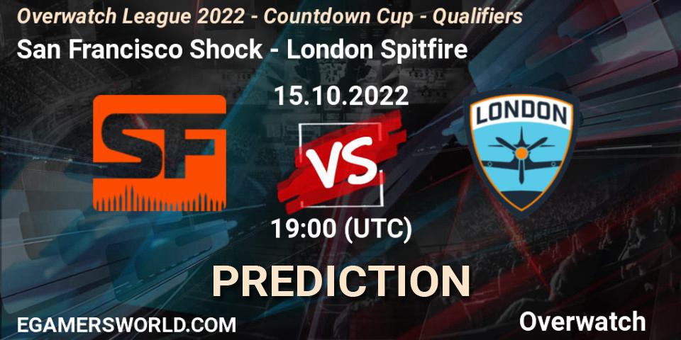 San Francisco Shock vs London Spitfire: Betting TIp, Match Prediction. 15.10.22. Overwatch, Overwatch League 2022 - Countdown Cup - Qualifiers