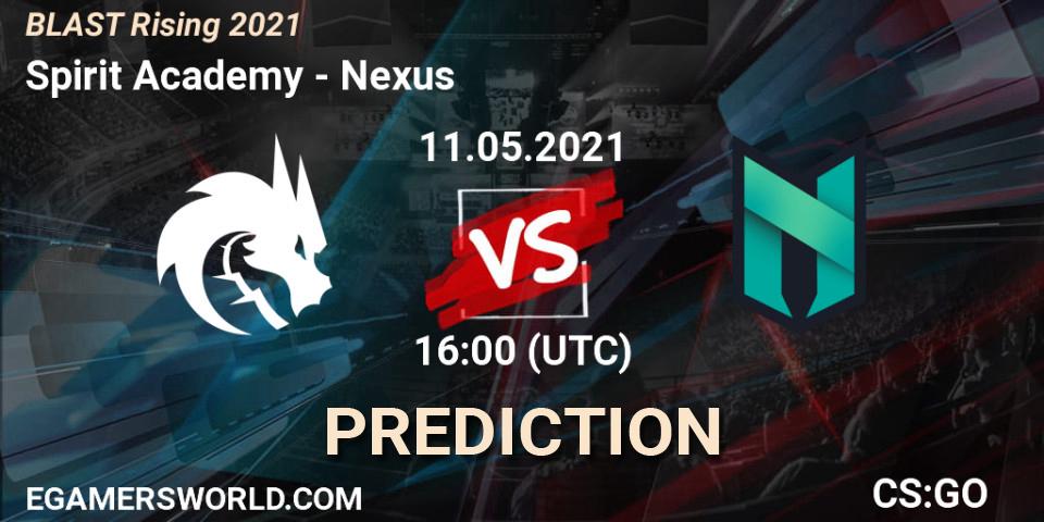 Spirit Academy vs Nexus: Betting TIp, Match Prediction. 11.05.21. CS2 (CS:GO), BLAST Rising 2021