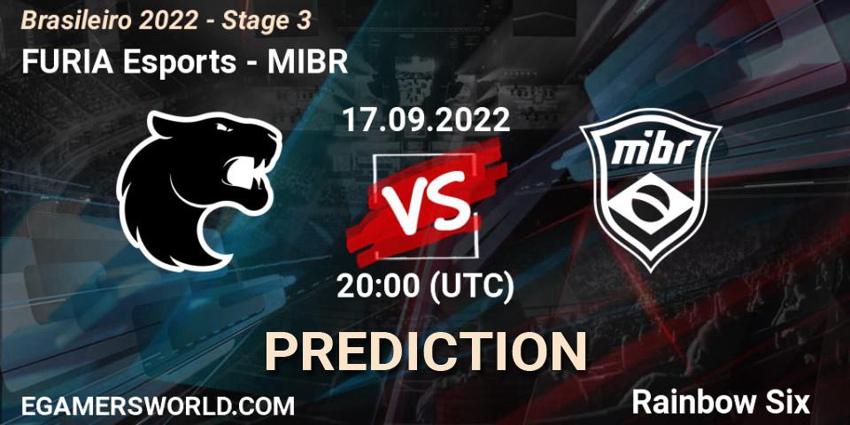 FURIA Esports vs MIBR: Betting TIp, Match Prediction. 17.09.22. Rainbow Six, Brasileirão 2022 - Stage 3
