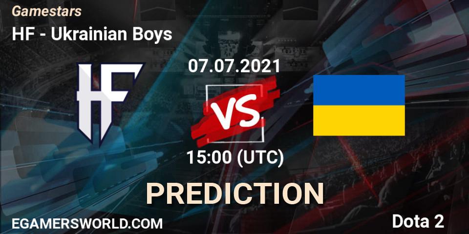 HF vs Ukrainian Boys: Betting TIp, Match Prediction. 07.07.2021 at 15:00. Dota 2, Gamestars