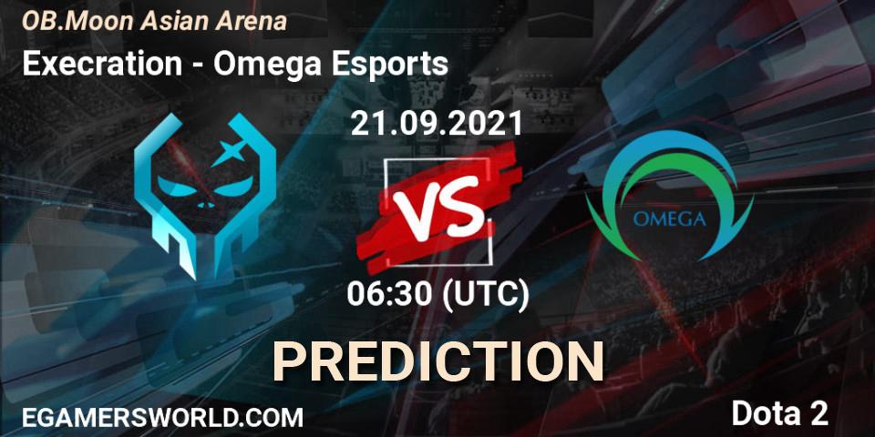 Execration vs Omega Esports: Betting TIp, Match Prediction. 21.09.2021 at 09:27. Dota 2, OB.Moon Asian Arena
