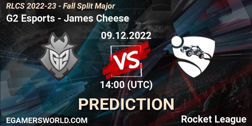 G2 Esports vs James Cheese: Betting TIp, Match Prediction. 09.12.22. Rocket League, RLCS 2022-23 - Fall Split Major