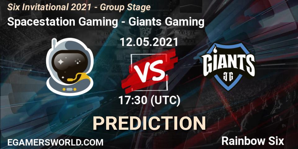Spacestation Gaming vs Giants Gaming: Betting TIp, Match Prediction. 12.05.21. Rainbow Six, Six Invitational 2021 - Group Stage
