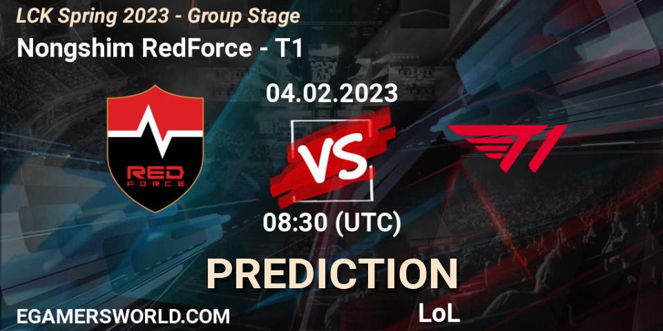 Nongshim RedForce vs T1: Betting TIp, Match Prediction. 04.02.23. LoL, LCK Spring 2023 - Group Stage