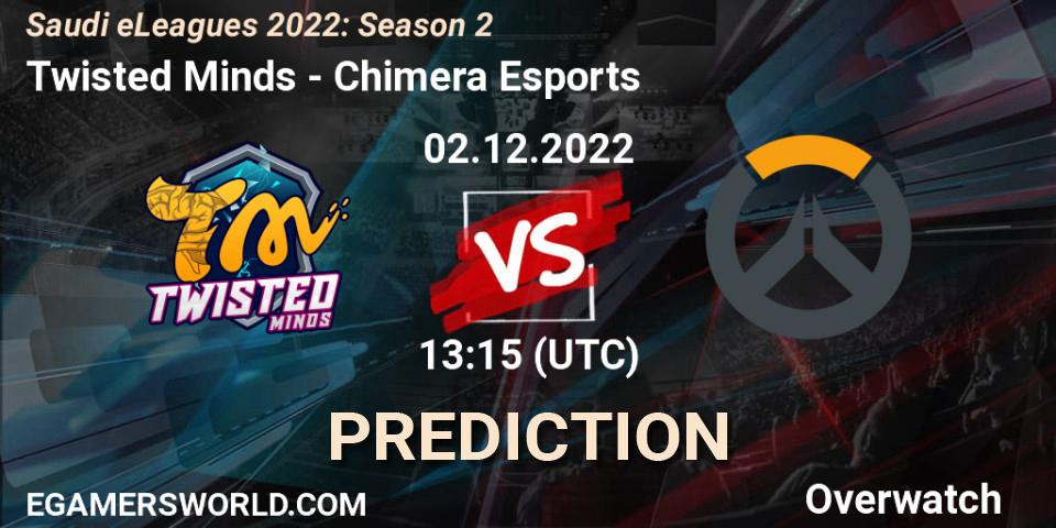 Twisted Minds vs Chimera Esports: Betting TIp, Match Prediction. 02.12.22. Overwatch, Saudi eLeagues 2022: Season 2
