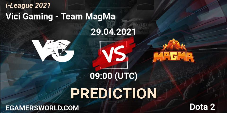 Vici Gaming vs Team MagMa: Betting TIp, Match Prediction. 29.04.2021 at 09:00. Dota 2, i-League 2021 Season 1