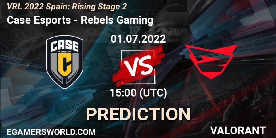 Case Esports vs Rebels Gaming: Betting TIp, Match Prediction. 01.07.22. VALORANT, VRL 2022 Spain: Rising Stage 2