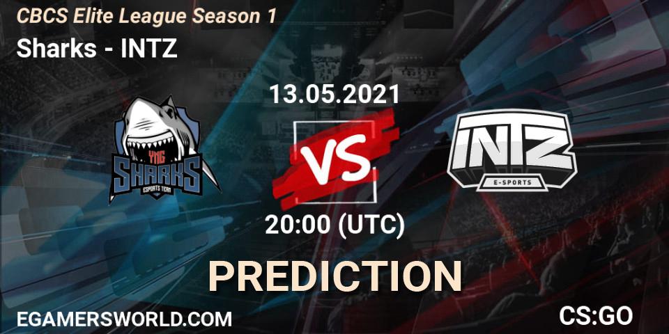 Sharks vs INTZ: Betting TIp, Match Prediction. 13.05.21. CS2 (CS:GO), CBCS Elite League Season 1