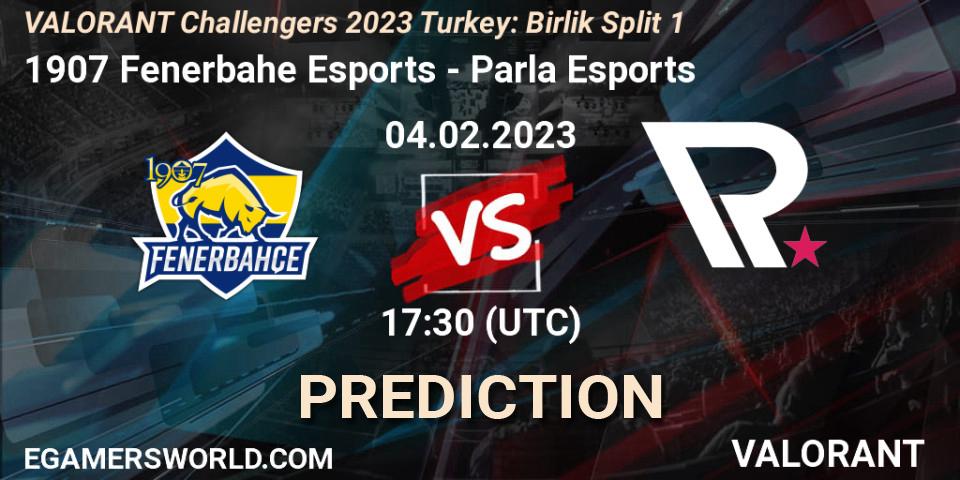 1907 Fenerbahçe Esports vs Parla Esports: Betting TIp, Match Prediction. 04.02.23. VALORANT, VALORANT Challengers 2023 Turkey: Birlik Split 1