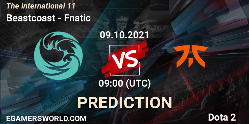 Beastcoast vs Fnatic: Betting TIp, Match Prediction. 09.10.2021 at 09:49. Dota 2, The Internationa 2021