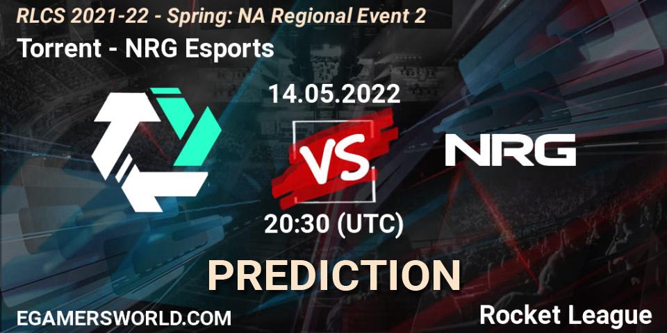 Torrent vs NRG Esports: Betting TIp, Match Prediction. 14.05.2022 at 20:30. Rocket League, RLCS 2021-22 - Spring: NA Regional Event 2