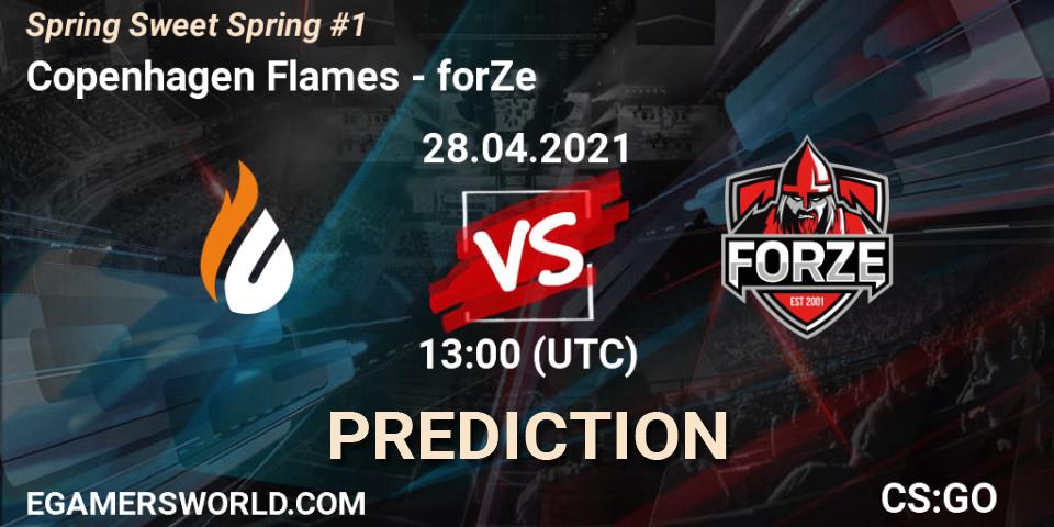 Copenhagen Flames vs forZe: Betting TIp, Match Prediction. 28.04.21. CS2 (CS:GO), Spring Sweet Spring #1