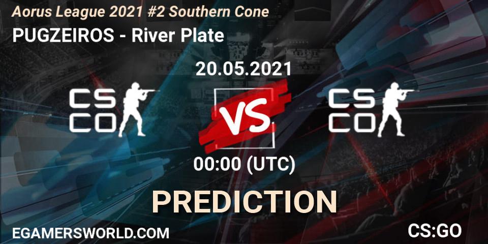 PUGZEIROS vs River Plate: Betting TIp, Match Prediction. 20.05.2021 at 00:25. Counter-Strike (CS2), Aorus League 2021 #2 Southern Cone