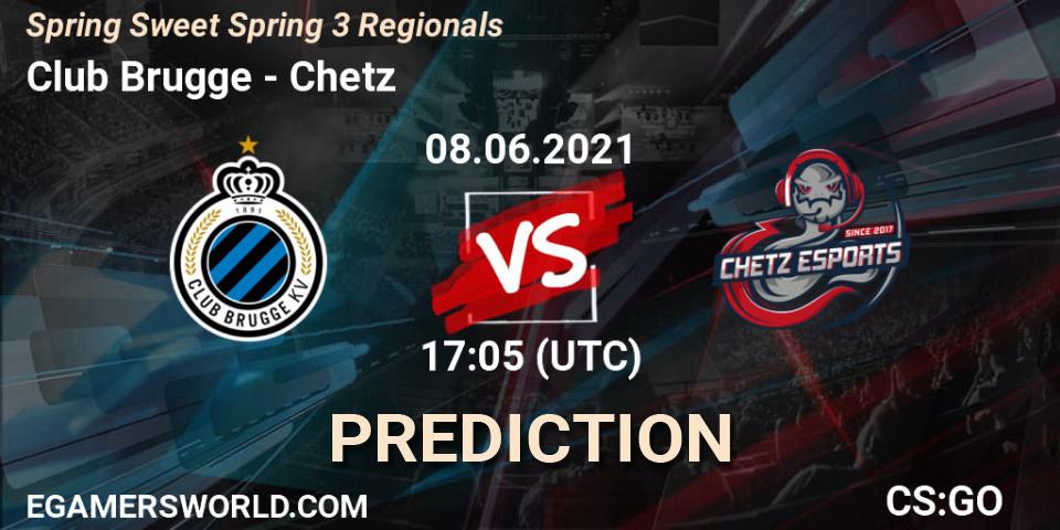 Club Brugge vs Chetz: Betting TIp, Match Prediction. 08.06.21. CS2 (CS:GO), Spring Sweet Spring 3 Regionals